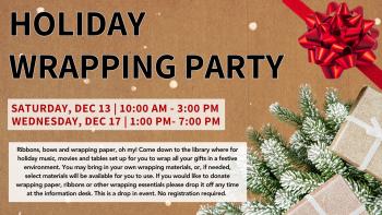 E B B   Holiday Wrapping Party   Presentation