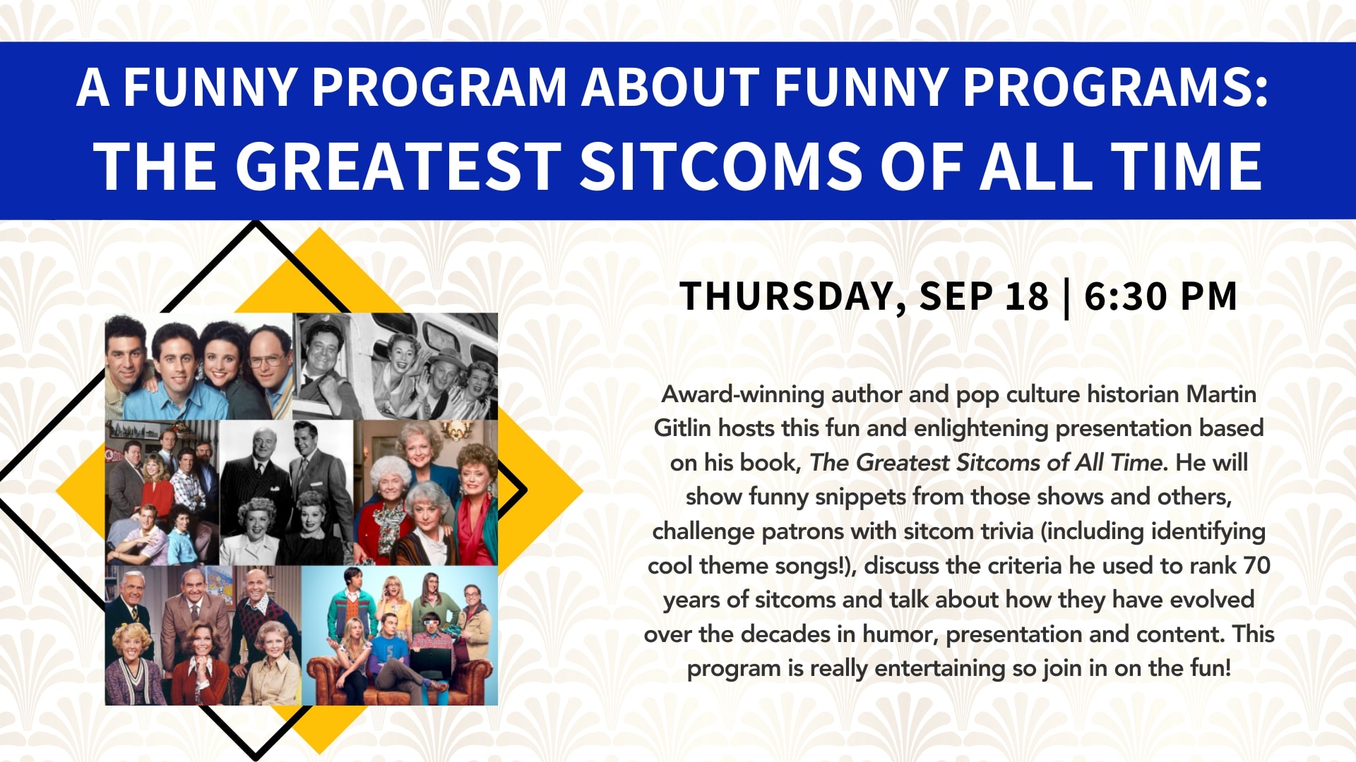 EBB   Funny Program Sitcoms  Presentation