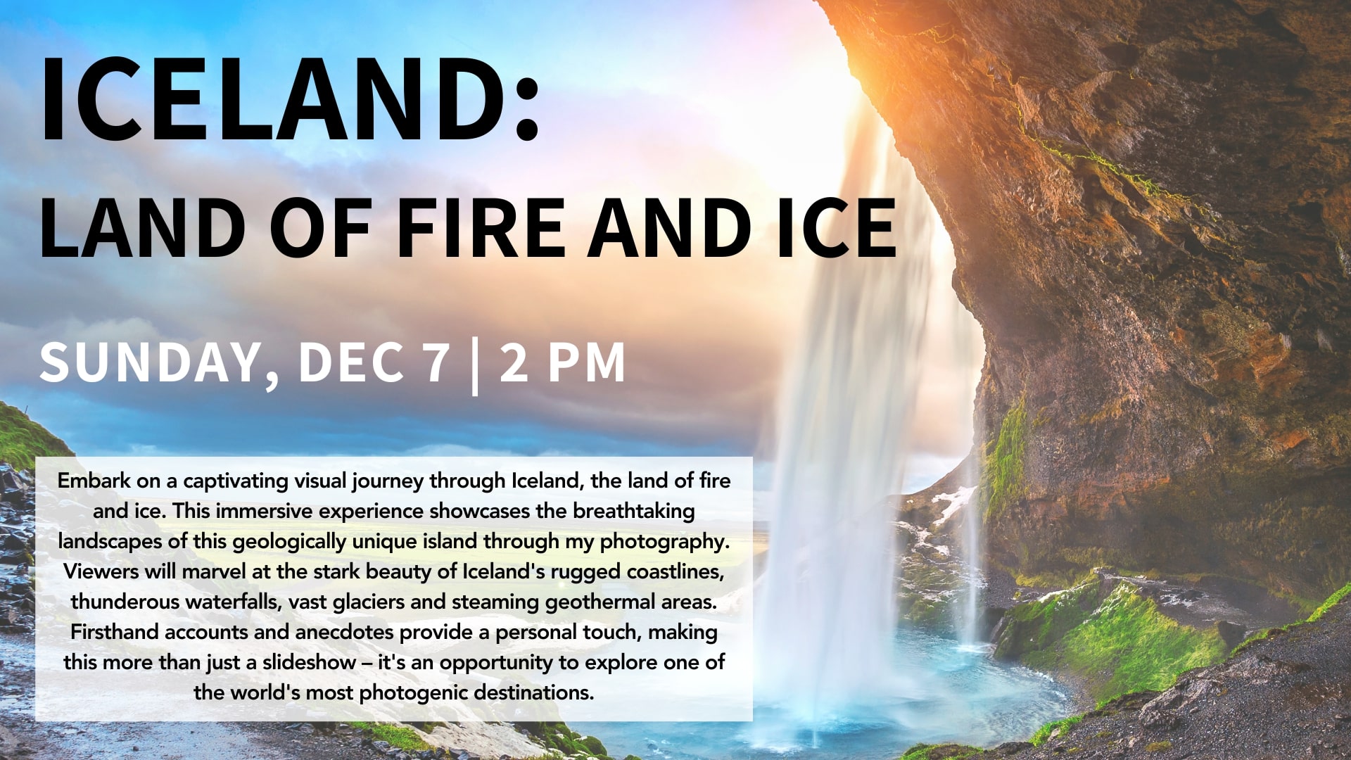 EBB   Iceland Fire and Ice  Presentation