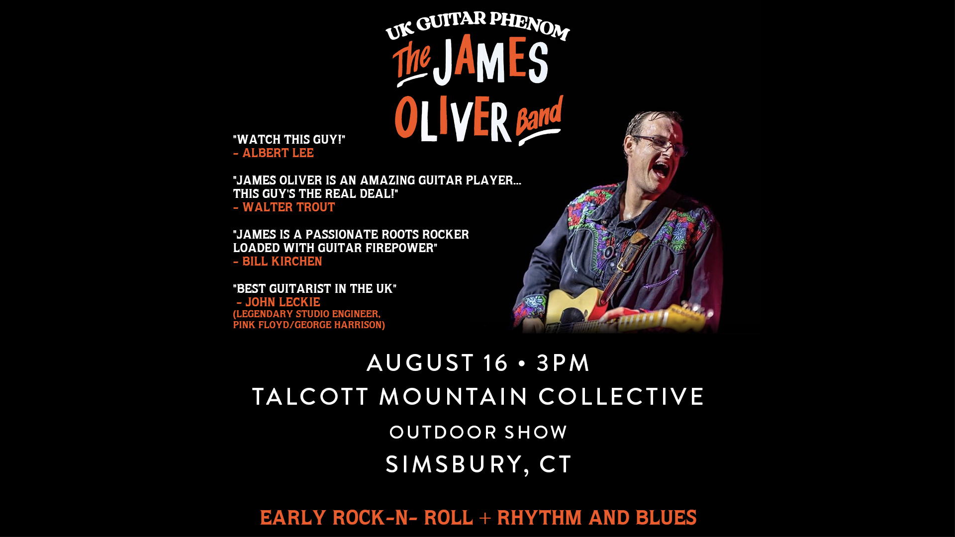 Talcott Mountain Collective - James Oliver Band Banner